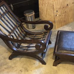 Chair & Ottoman 