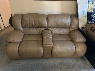 Leather couch
