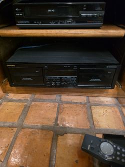 Onkyo Cassette Tape Player Recorder TA-RW544 Dual Double Deck Digital Display