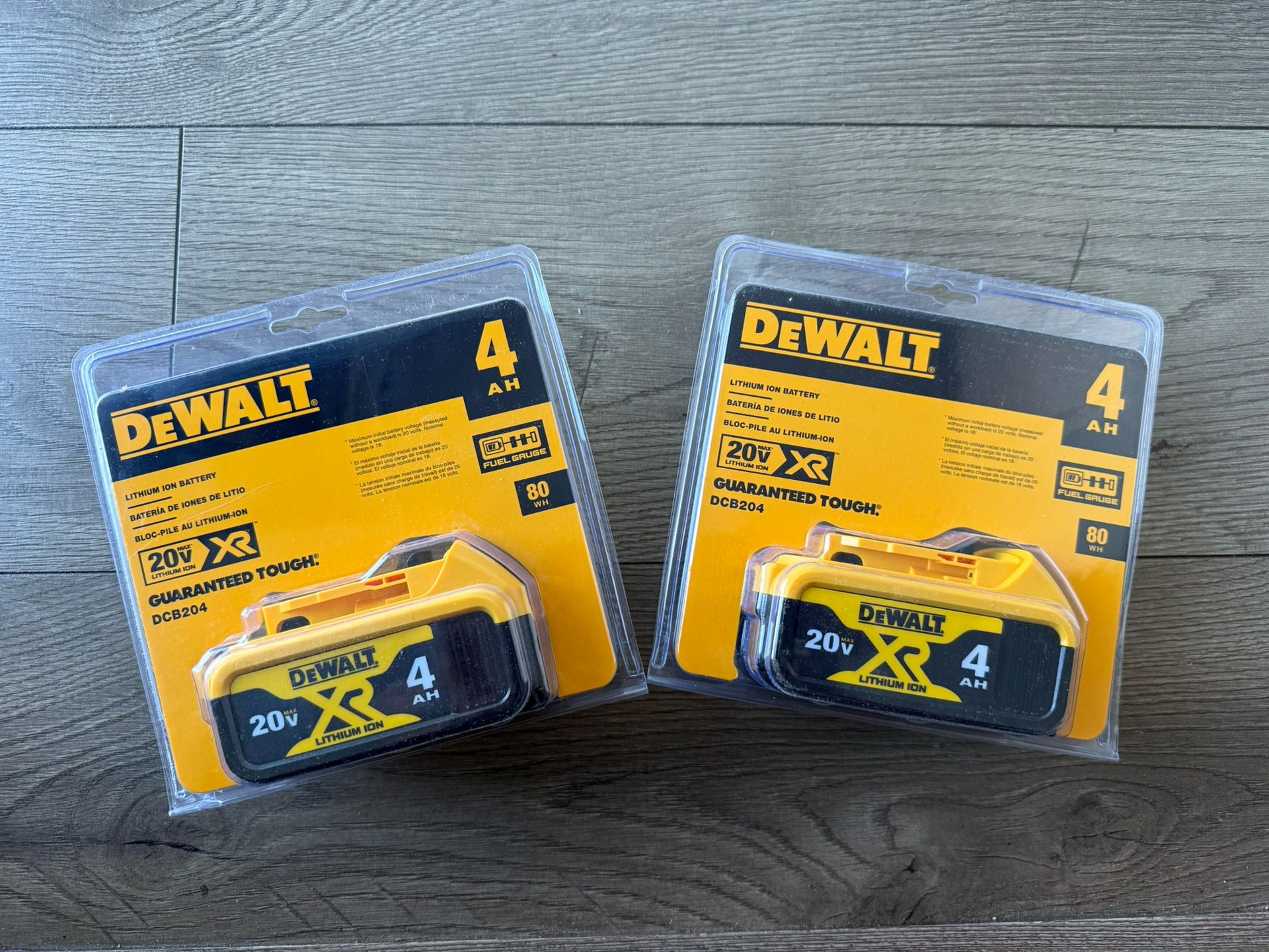 Dewalt Xr 4.0 batteries