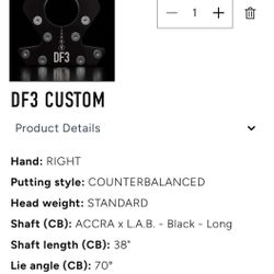 LAB Golf DF3 Counterbalance