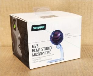 Shure Motiv MV5 Cardioid USB Lightning Microphone Podcast Mic Vlogs Interviews 🚨 Payment Options Available 🚨 No Credit Needed 🚨