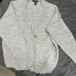 Gray Cardigan 