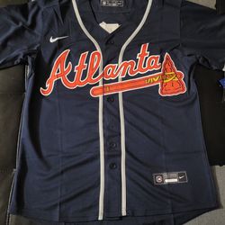 Atlanta Braves #13 Acuña Jr Navy Blue Jersey for Sale in Willimantic, CT -  OfferUp