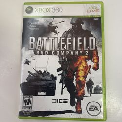 Battlefield Bad Company 2 Microsoft Xbox 360 Game Tested. Works.
