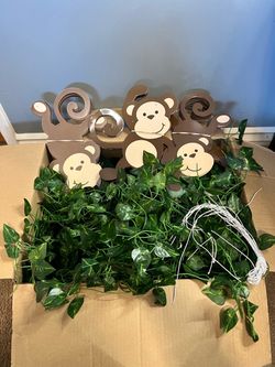 Jungle Safari/ Monkey Party Decorations Bundle