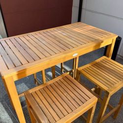 Moving sale! Patio table and chairs. 3months old.