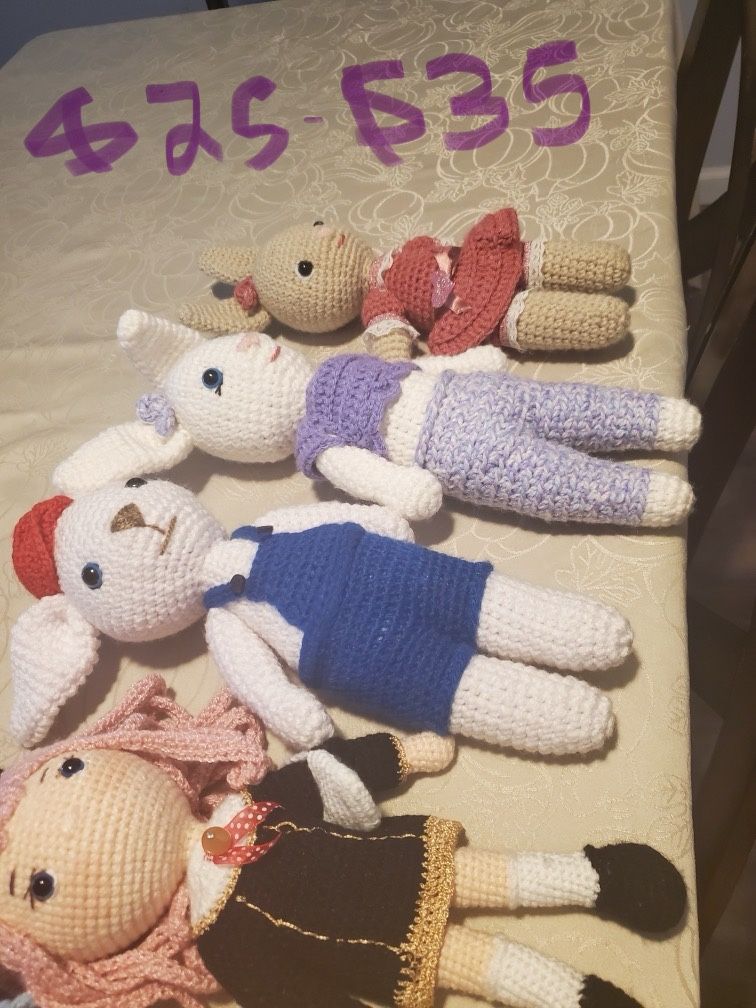 Hand Knitted Dolls