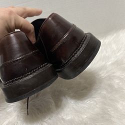 City Slicker Brown Leather Shoes Sz 11 Handmade In Spain