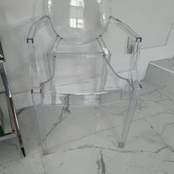 Clear Color Acrylic Arm chairs 