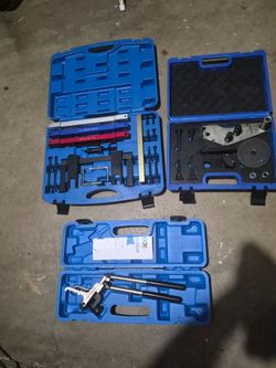 Bmw N series engine tools timing, vacuum pump, and valvetronics spring