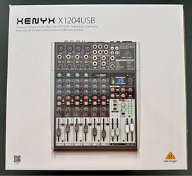 Behringer XENYX X1204USB Mixer with Box