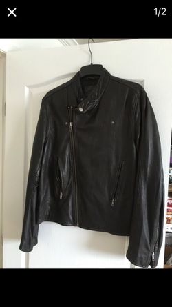 Men leather jacket