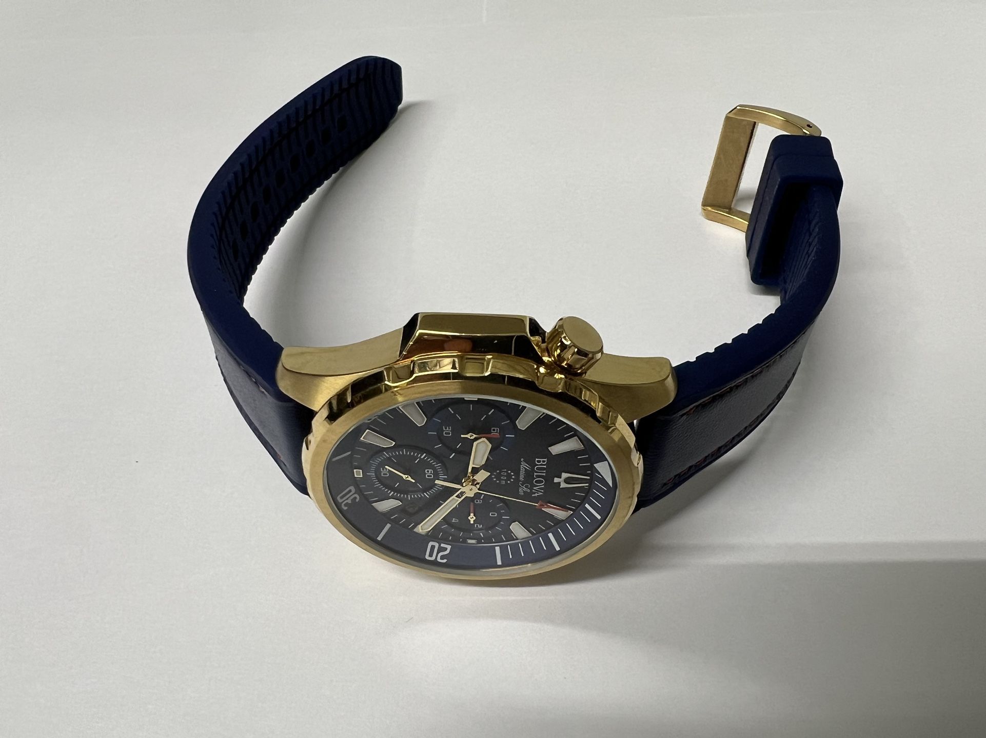 97b168 men's marine star chronograph watch sales
