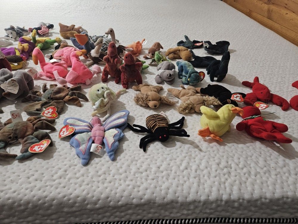 Beanie Babies, Tiny Beanie Babies $5-25$