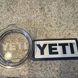 Yeti Cover With Sticker great condition 