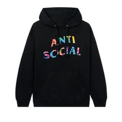 Anti Social Social Club Funky Forrest Black Hoodie