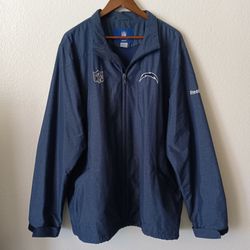 Size XL Chargers Vintage Reebok Men's Full-Zip Jacket Pre-owned