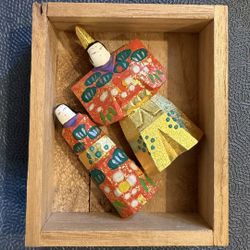 🇯🇵 Vintage Japanese Hina Dolls Set 