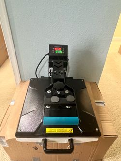 Heat Press Machine and supplies