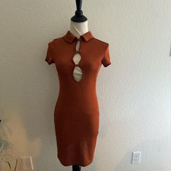 Urban outfitters copper dress