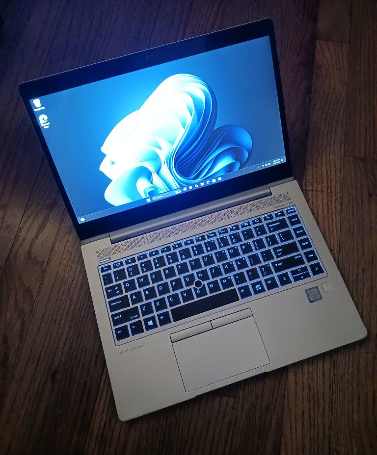 HP EliteBook Pro Laptop Intel Core i7-8565u 4.6 GHz Turbo 8 GB RAM 256 GB SSD 1080P LCD Webcam USB C Thunderbolt Wi-Fi & BT Wireless Win 11 PRO