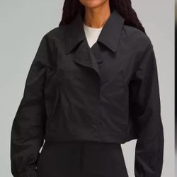 Lululemon Cropped Trench Jacket