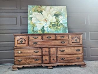 Large Vintage Dresser on wheels
