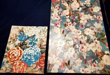 Floral wall decor
