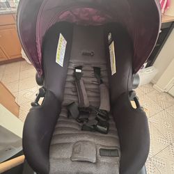 Monbebe Travel System Stroller with Rear-Facing Infant Car Sea