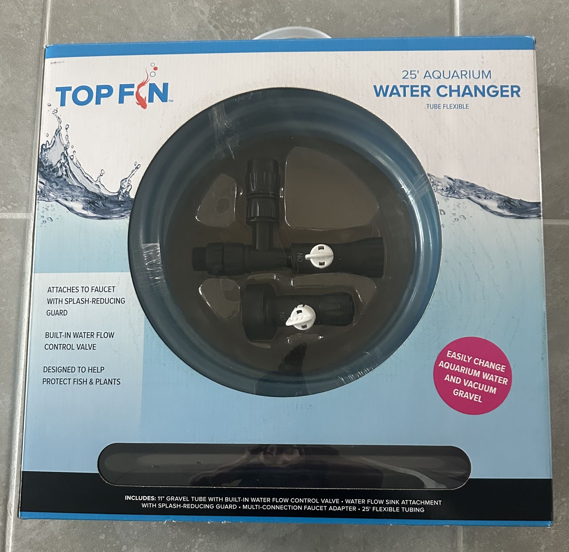 TopFin 25' AQUARIUM WATER CHANGER (NEW)