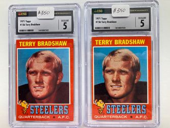 1971 Topps Terry Bradshaw#156 - Graded 5’s