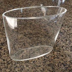 Littala Finland Crystal Ovalis Vase By Tapio Wirkkala