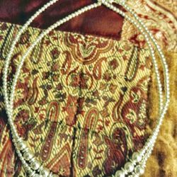 Silver double strand necklace, also see my other offers