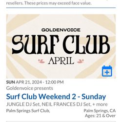 Palm Springs Surf Club Weekend 2 - Sunday