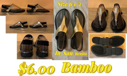 Bamboo sandals size 6 1/2