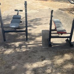 2 used weight benches