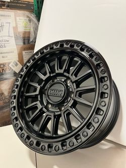 17” Kmc 557 MATTE BLACK GBLK LIP 6x139