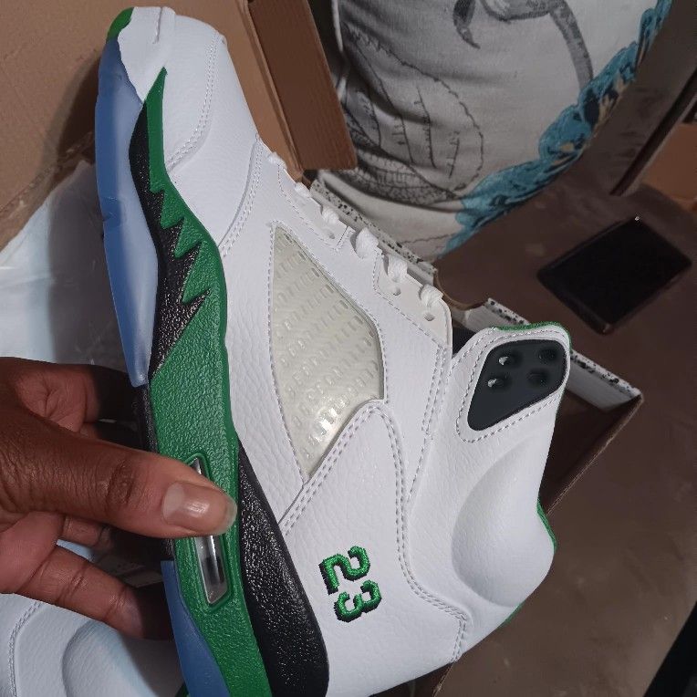 Jordan Retro 5 Lucky GREEN