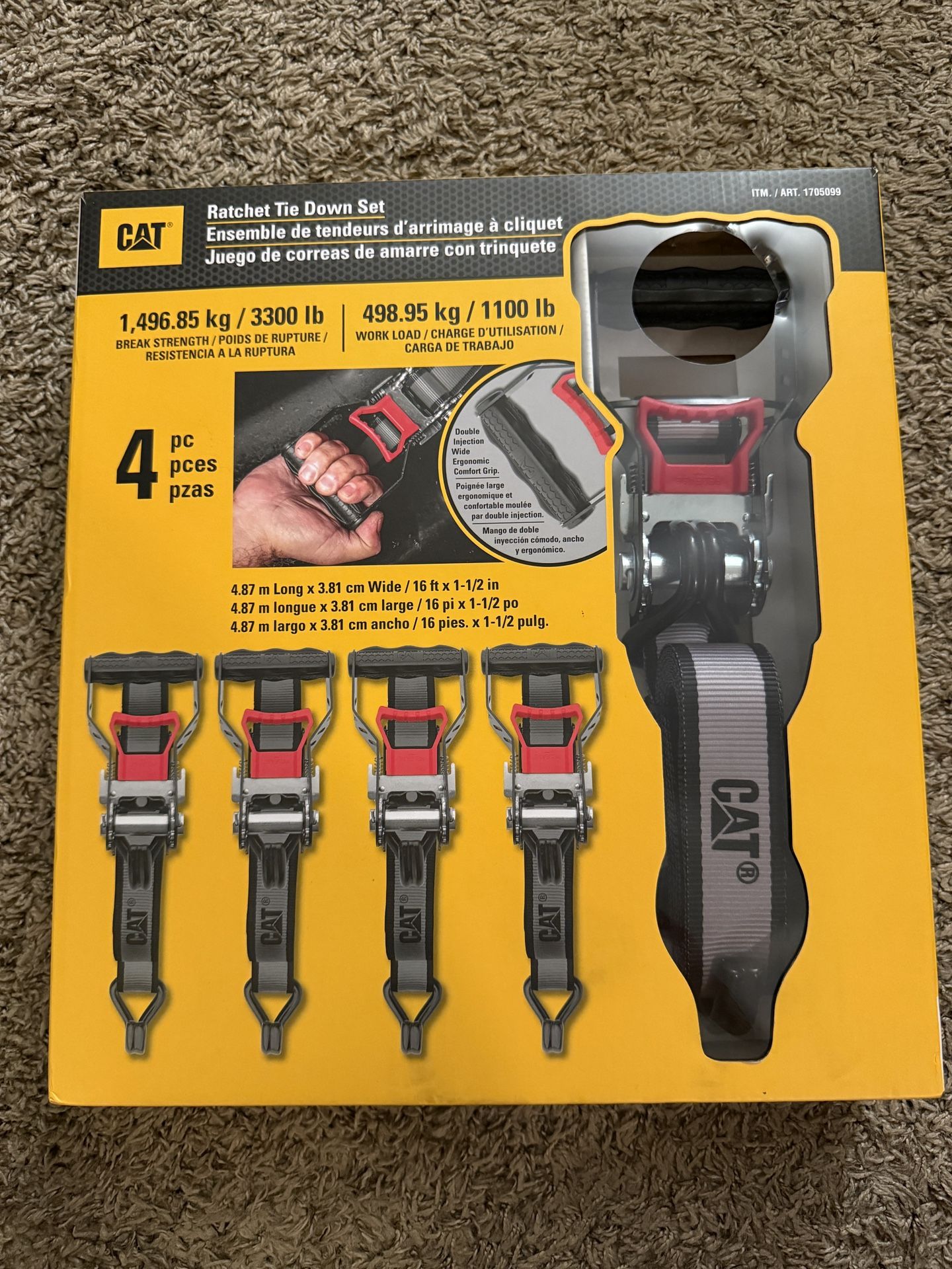 CAT Ratchet Tie Down Set