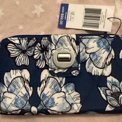 Vera Bradley Floral RFDI Wallet