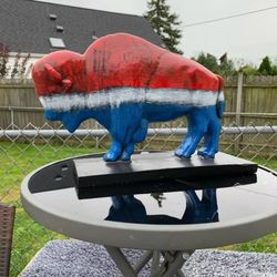The red white and blue buffalo
