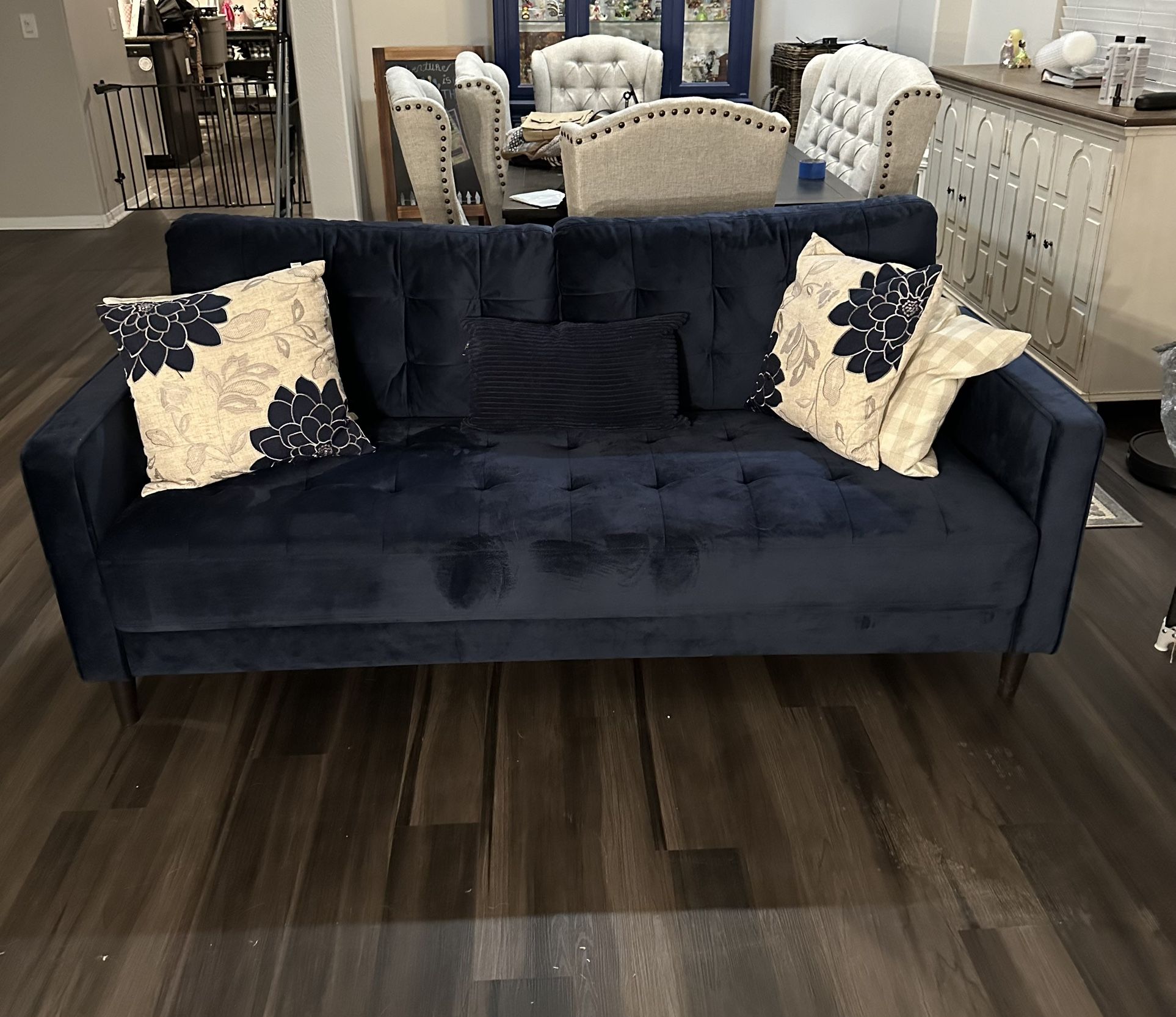 Navy Blue Couch