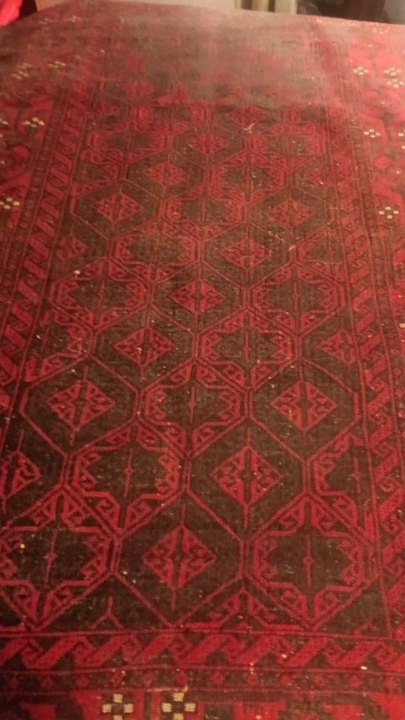Vintage Turkoman Bokhara Rug