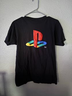 PlayStation T-Shirt Black Retro Logo - PlayStation Tee
