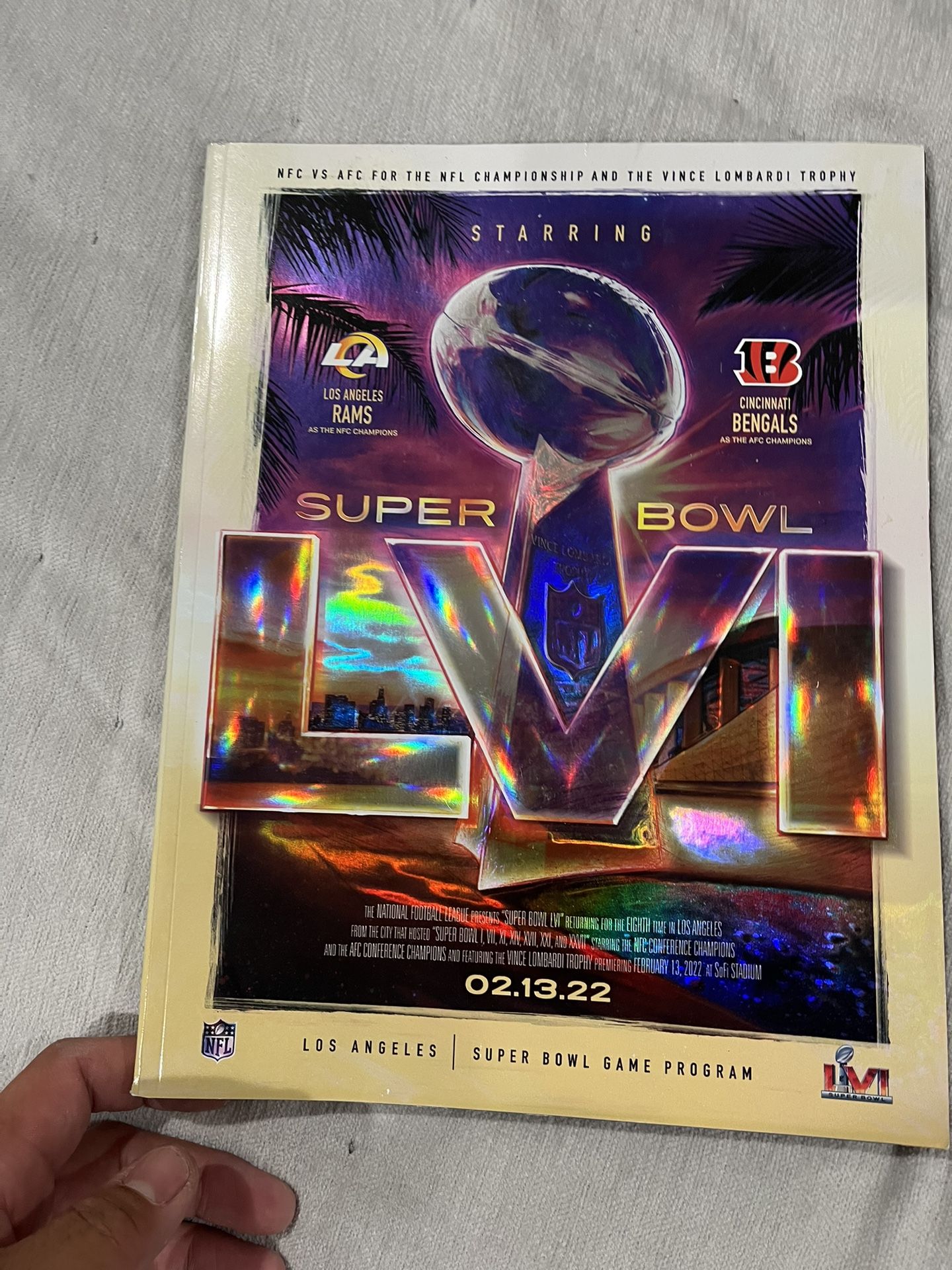 Super Bowl 56 Game day Program