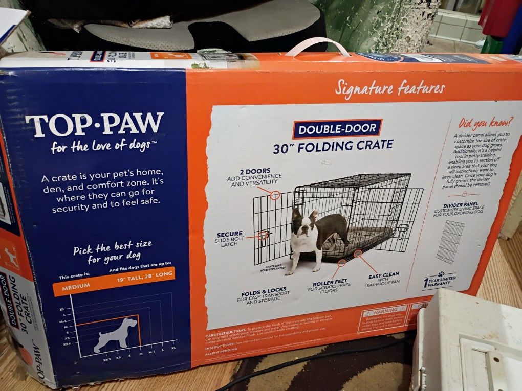 Top Paw 30"Animal Crate