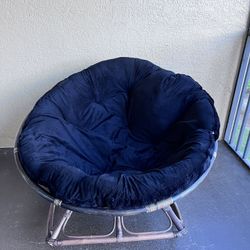 Rocking Black Papasan Chair 