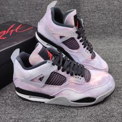 Jordan Air Jordan 4 Retro Se “Amethyst Wave” Colorful Tie-Dye Zen Master Galaxy Mid-Top Retro Basketball Shoes Men's Colorful