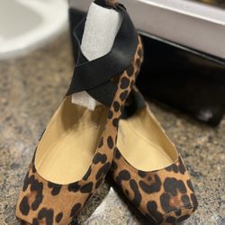 Jessica Simpson Leopard Flats 